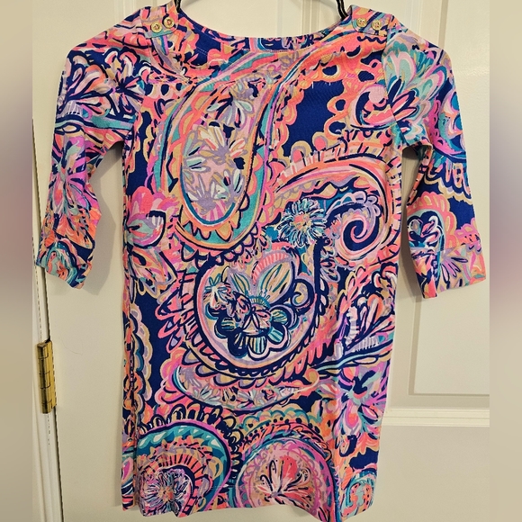 Lilly Pulitzer Girls Mini Sophie Dress Size 6-7 - Picture 1 of 4